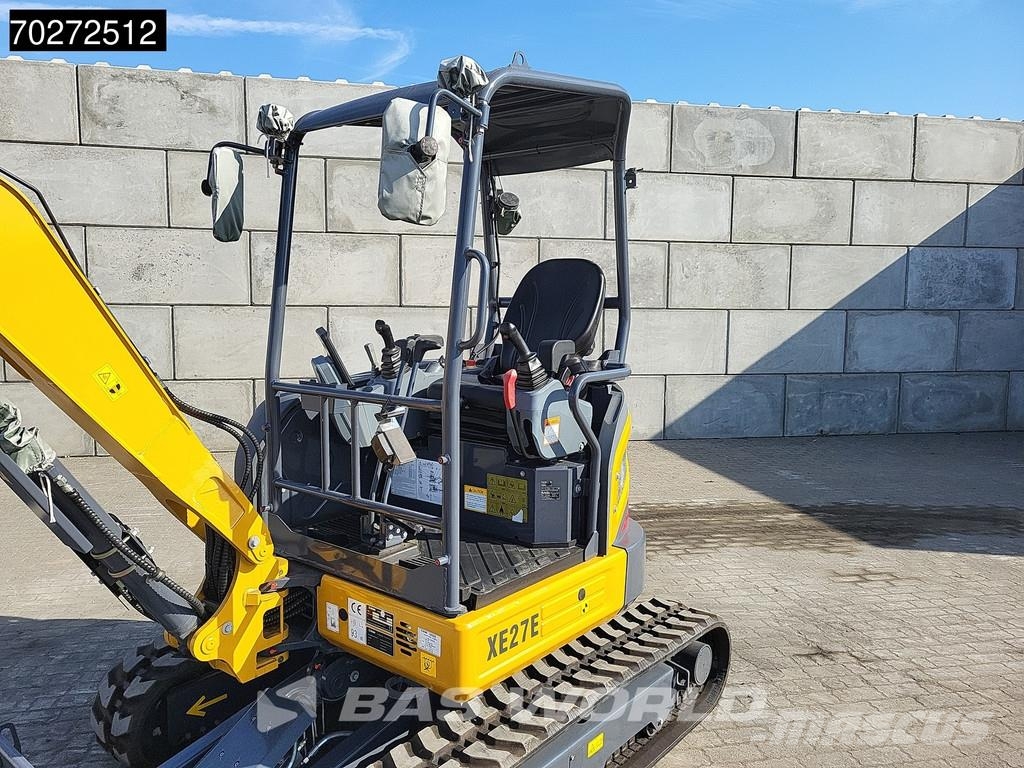 XCMG XE27 E FACTORY WARRANTY - CW / 3 BUCKETS - KUBOTA Mini bagri <7t