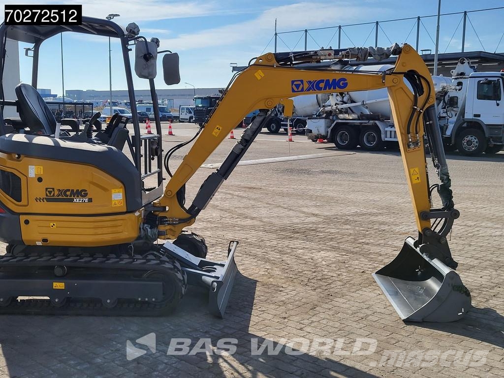 XCMG XE27 E FACTORY WARRANTY - CW / 3 BUCKETS - KUBOTA Mini bagri <7t