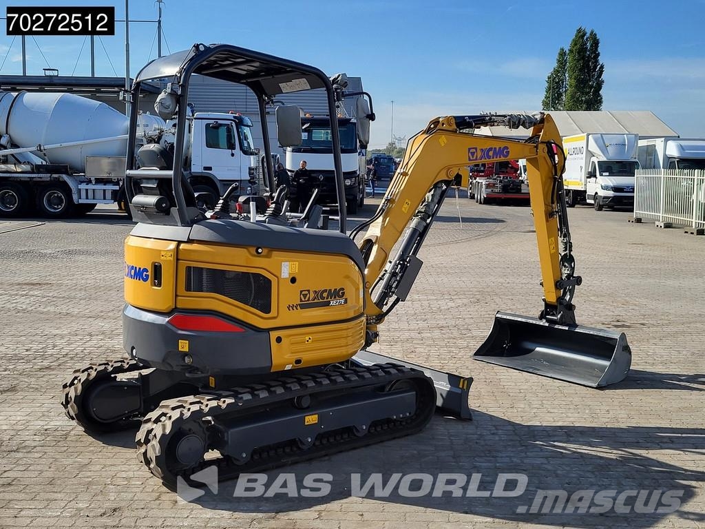 XCMG XE27 E FACTORY WARRANTY - CW / 3 BUCKETS - KUBOTA Mini bagri <7t