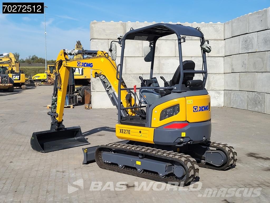 XCMG XE27 E FACTORY WARRANTY - CW / 3 BUCKETS - KUBOTA Mini bagri <7t