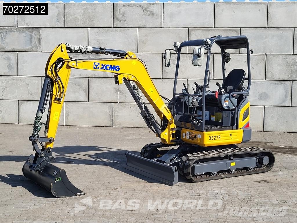 XCMG XE27 E FACTORY WARRANTY - CW / 3 BUCKETS - KUBOTA Mini bagri <7t