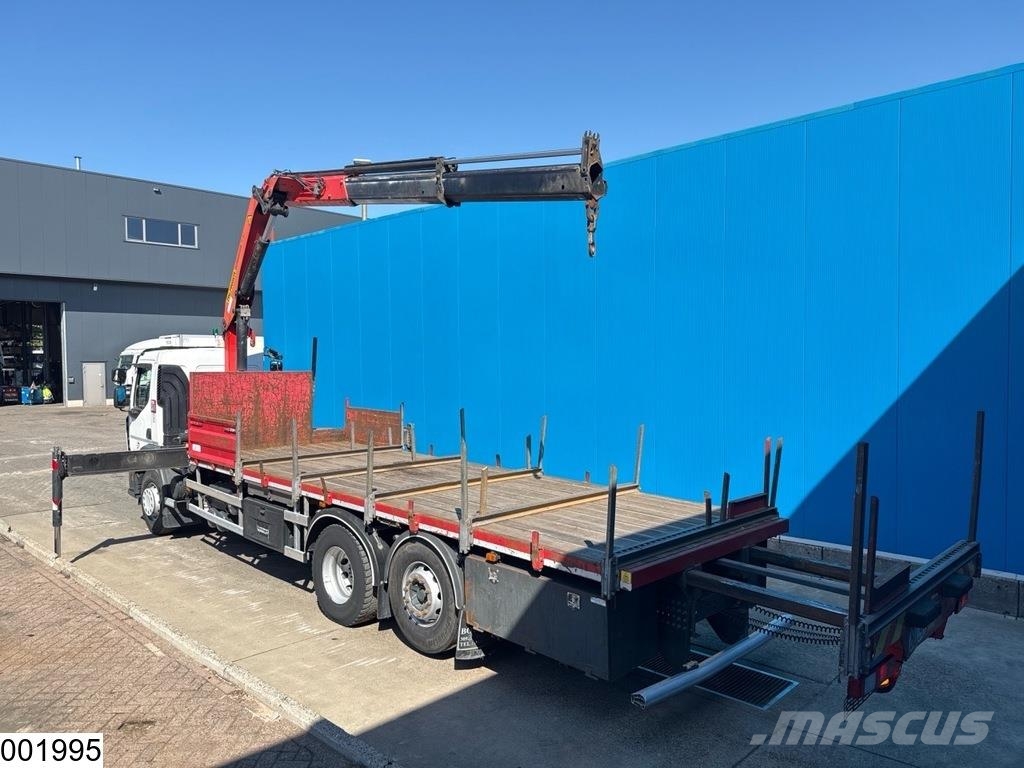 Renault D 26 320 6x2, EURO 6, Palfinger, Remote Tovornjaki s kesonom/platojem