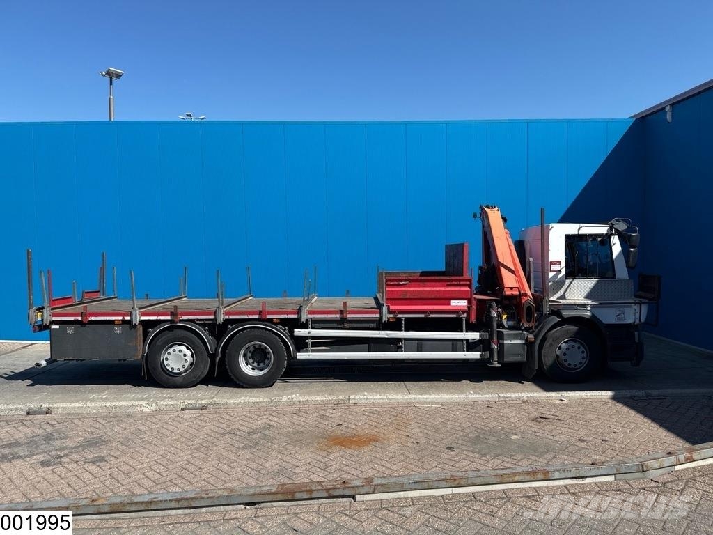 Renault D 26 320 6x2, EURO 6, Palfinger, Remote Tovornjaki s kesonom/platojem