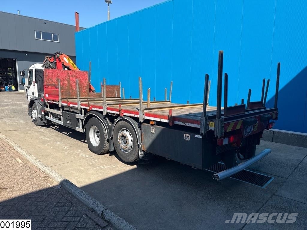Renault D 26 320 6x2, EURO 6, Palfinger, Remote Tovornjaki s kesonom/platojem