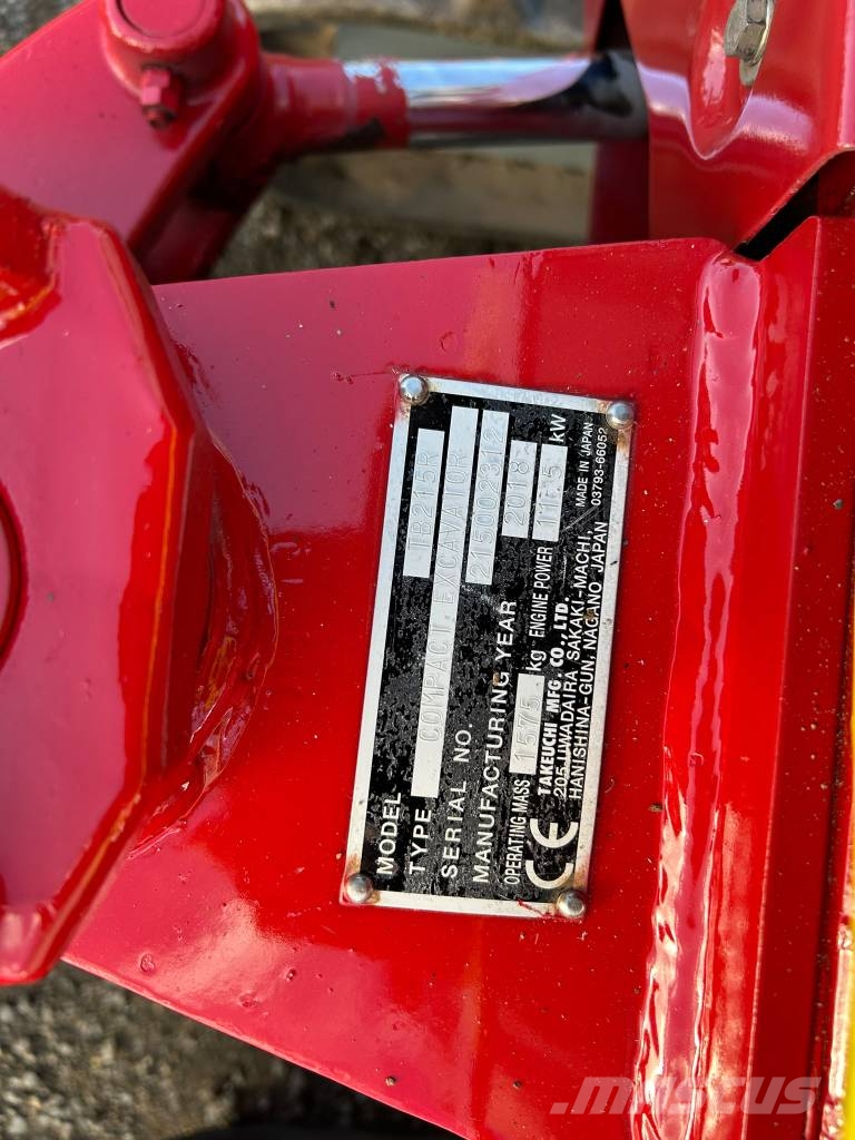 Takeuchi TB 215 R Miniescavatori