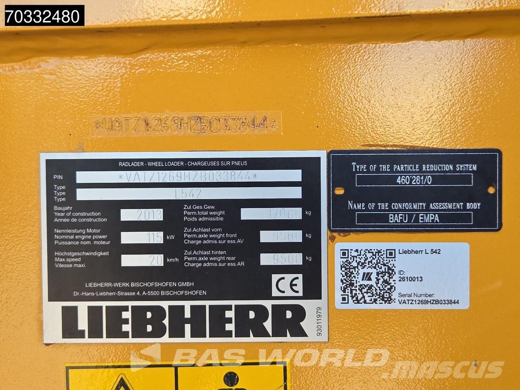 Liebherr L542 Pyöräkuormaajat