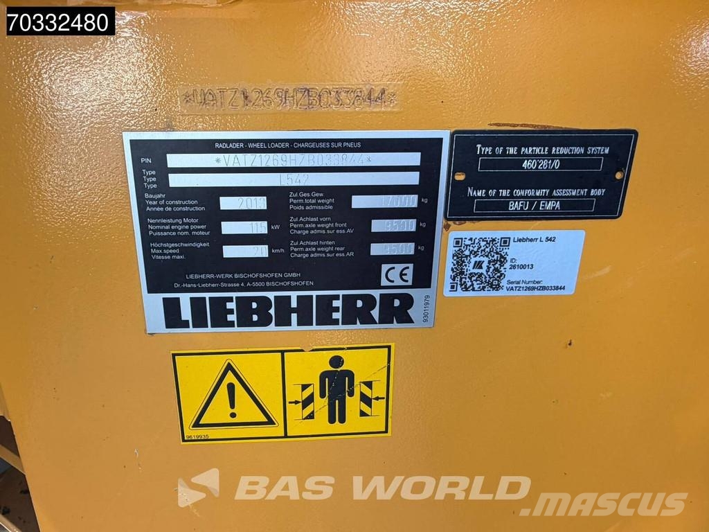 Liebherr L542 Pyöräkuormaajat