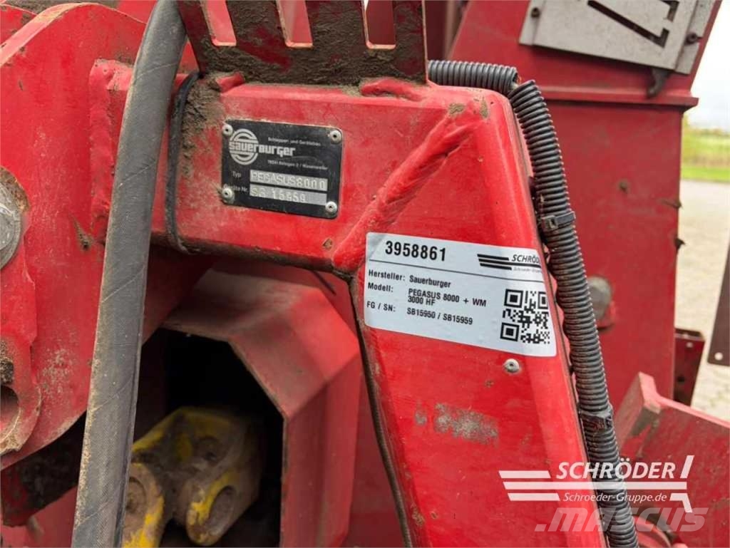 Sauerburger PEGASUS 8000 + WM 3000 HF Mulcher