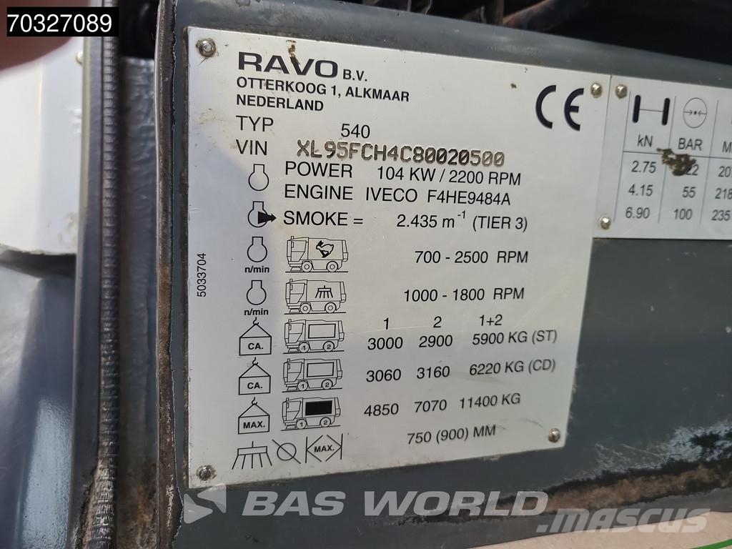 Ravo 540 Barredoras
