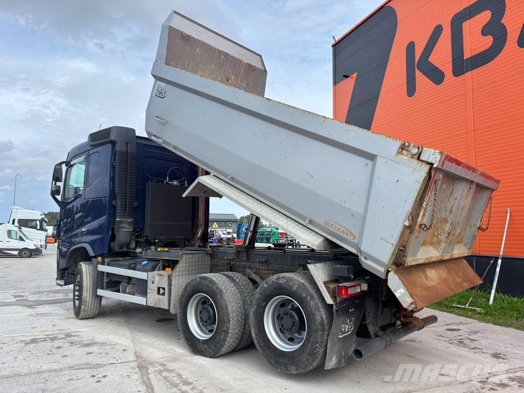 Volvo FH 540 6x4 RETARDER / TANDEM AXLE LIFT / BOX L=470 شاحنات قلابة