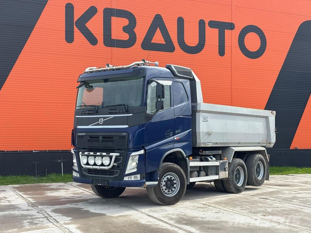Volvo FH 540 6x4 RETARDER / TANDEM AXLE LIFT / BOX L=470 شاحنات قلابة