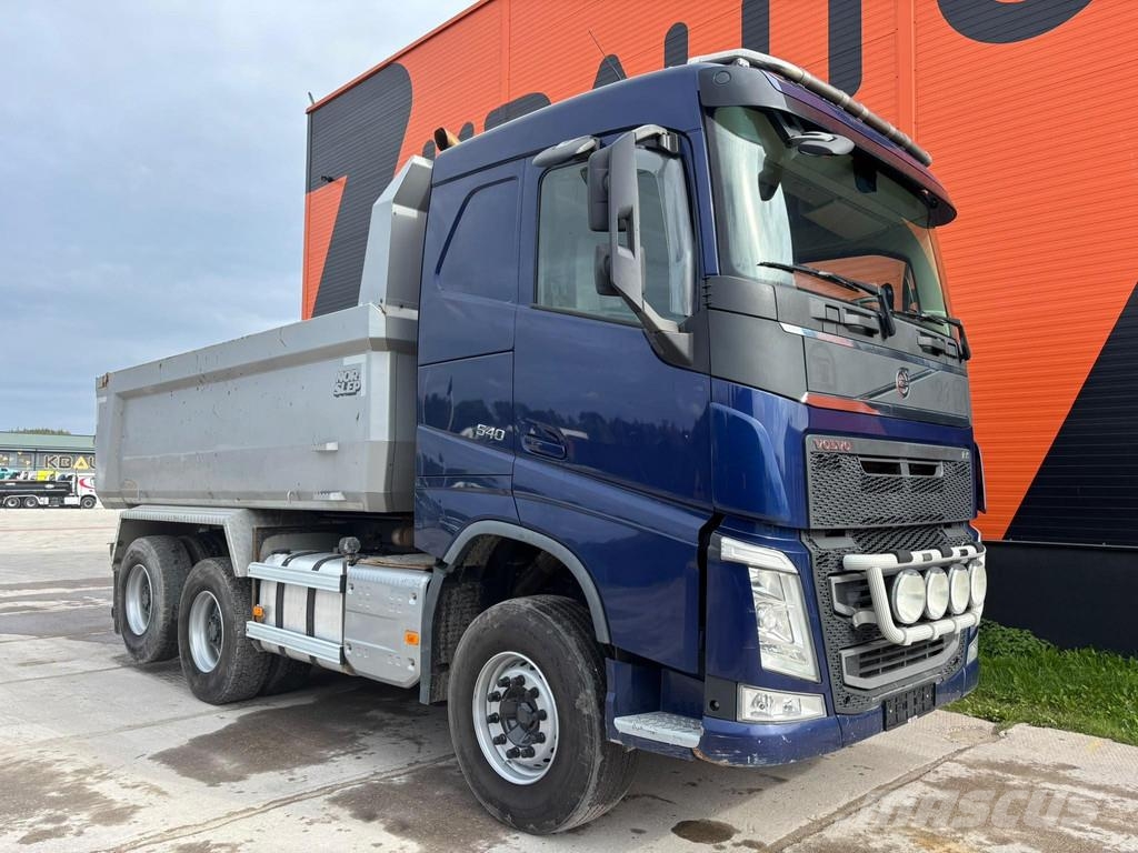 Volvo FH 540 6x4 RETARDER / TANDEM AXLE LIFT / BOX L=470 شاحنات قلابة