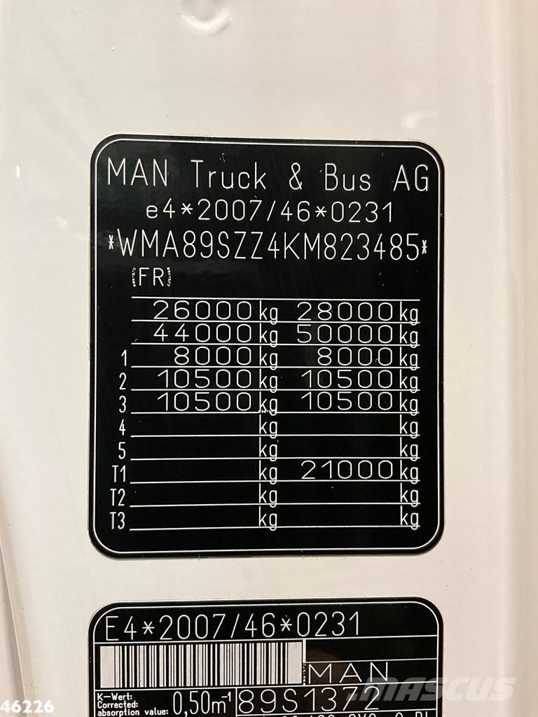 MAN TGS 28.460 Euro 6 Marrel 20 Ton haakarmsysteem شاحنات الرافعات الخطافية