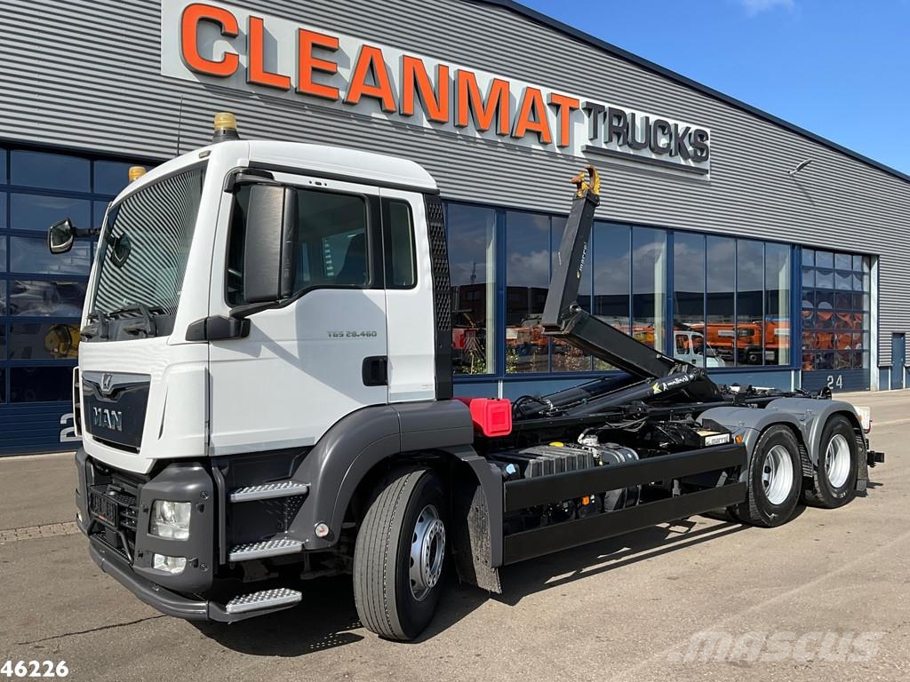 MAN TGS 28.460 Euro 6 Marrel 20 Ton haakarmsysteem gancho Caminhões Roll-on Roll-off