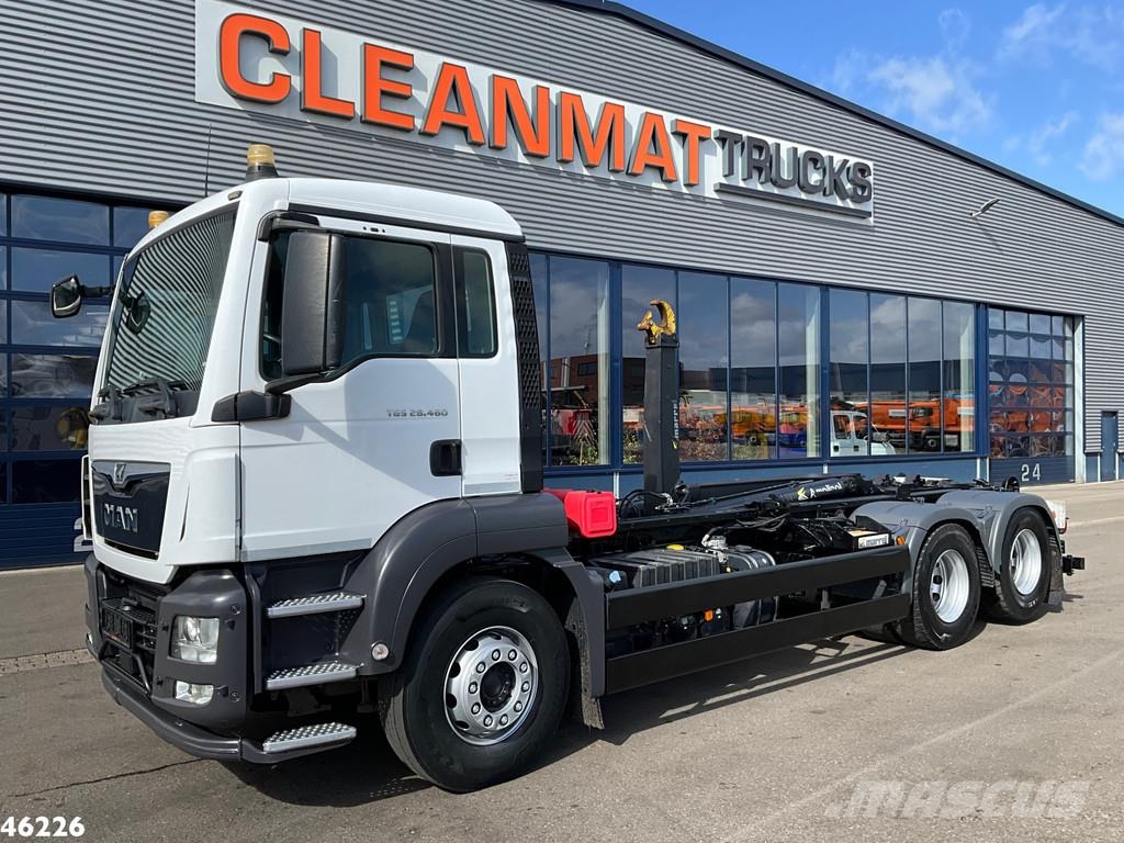 MAN TGS 28.460 Euro 6 Marrel 20 Ton haakarmsysteem شاحنات الرافعات الخطافية
