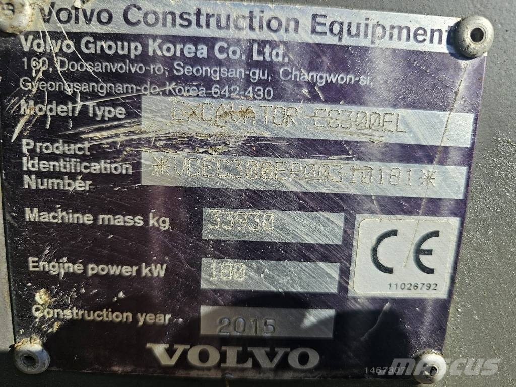 Volvo EC 300 EL Excavadoras sobre orugas