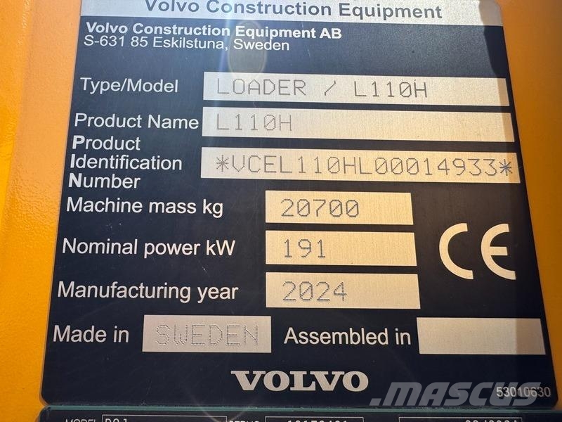 Volvo L 110 H Kmetijstvo - drugo