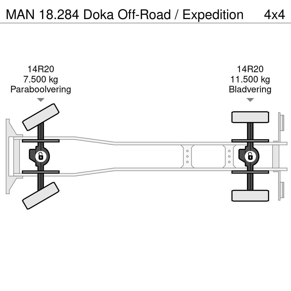 MAN 18.284 Doka Off-Road / Expedition Kamioni-šasije