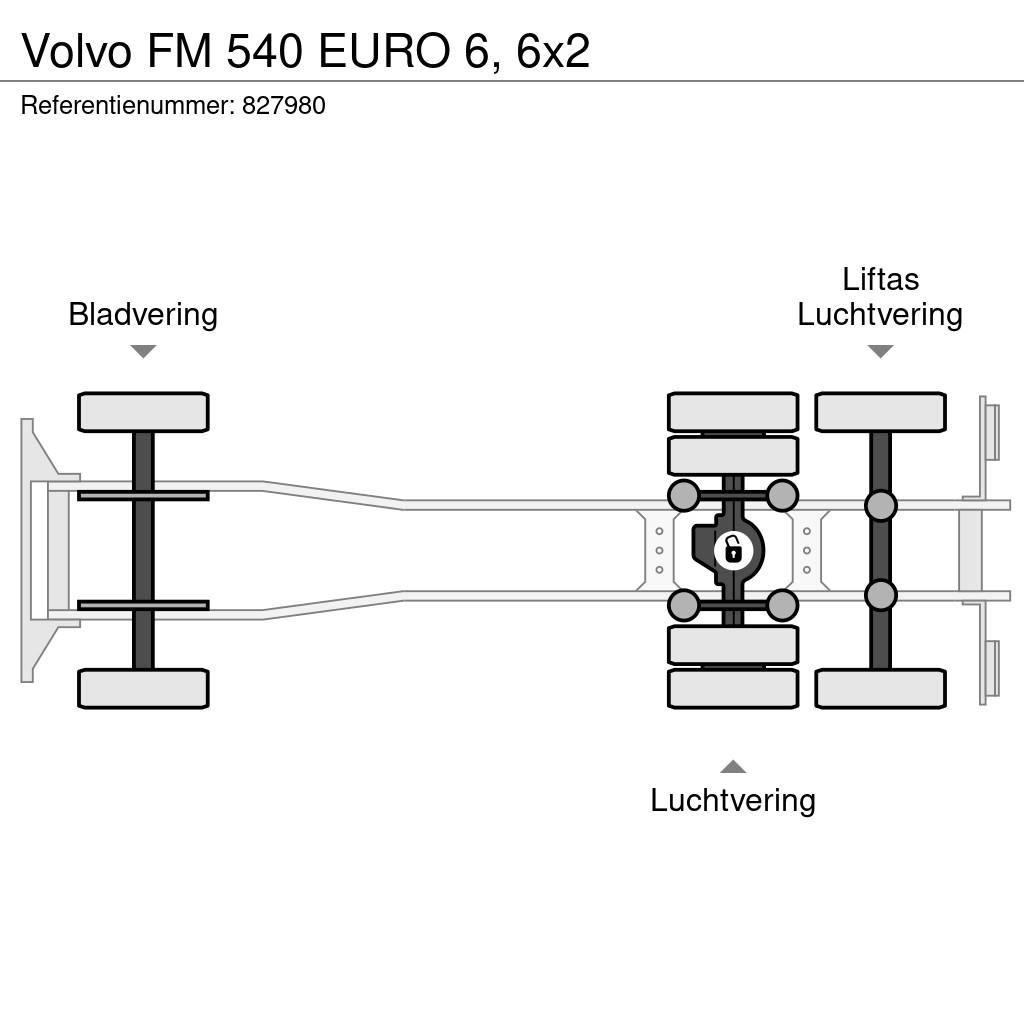 Volvo FM 540 EURO 6, 6x2 Dieren transport