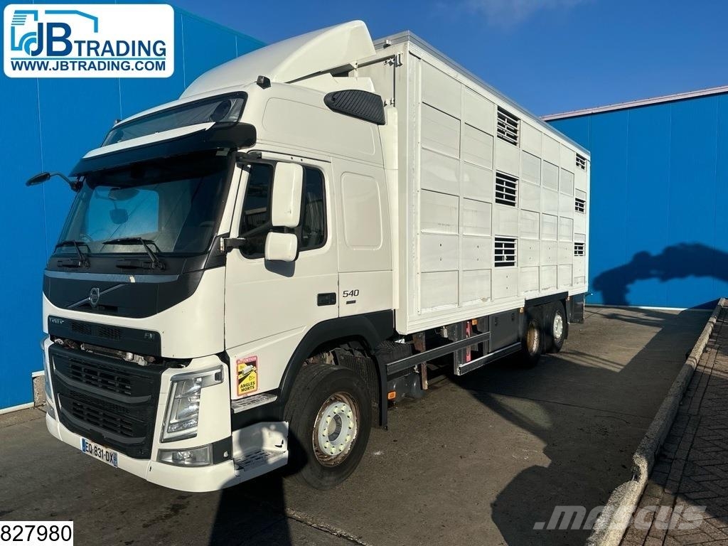 Volvo FM 540 EURO 6, 6x2 Dieren transport