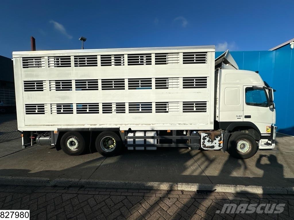 Volvo FM 540 EURO 6, 6x2 Dieren transport