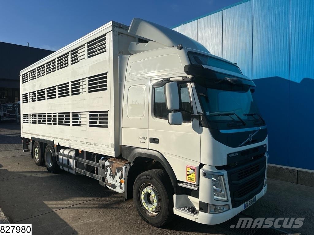Volvo FM 540 EURO 6, 6x2 Dieren transport