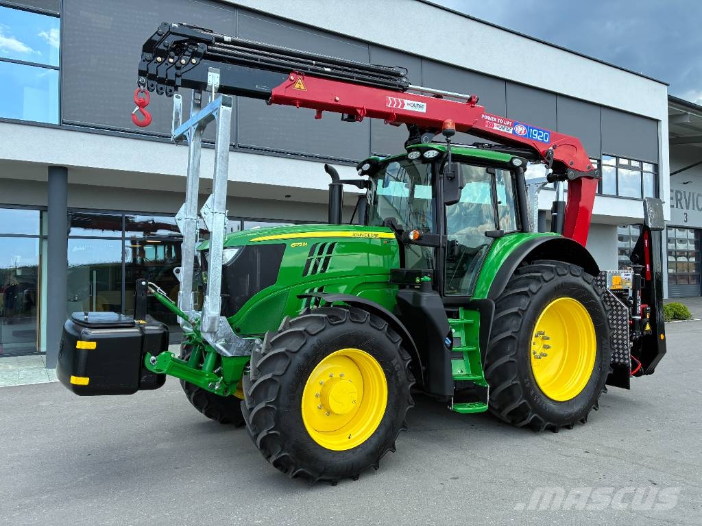 John Deere / HMF 6195M mit HMF 1920-K5 Övriga lyftmaskiner