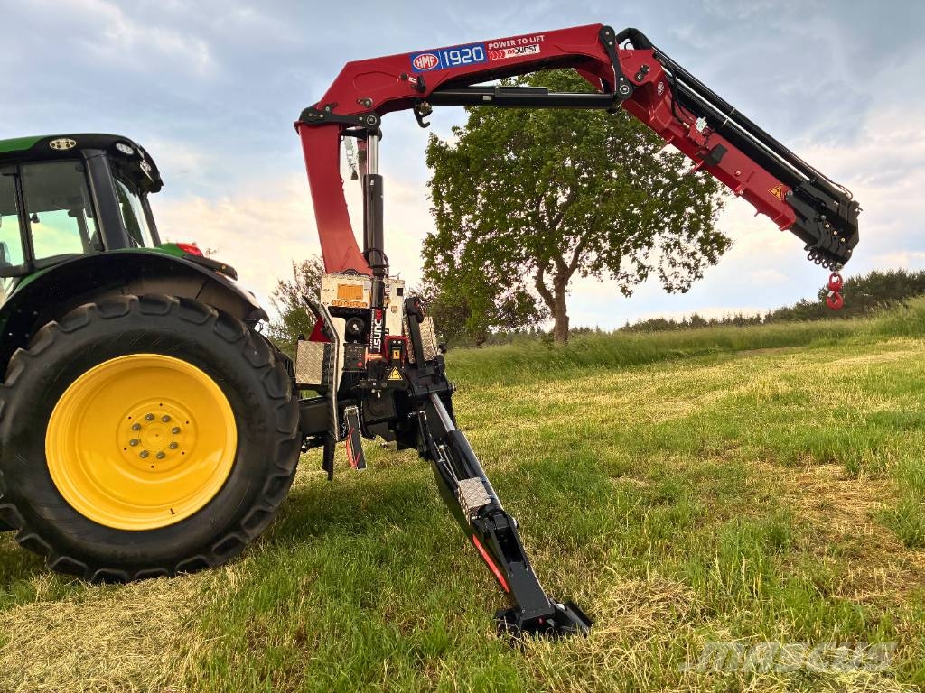 John Deere / HMF 6195M mit HMF 1920-K5 Övriga lyftmaskiner