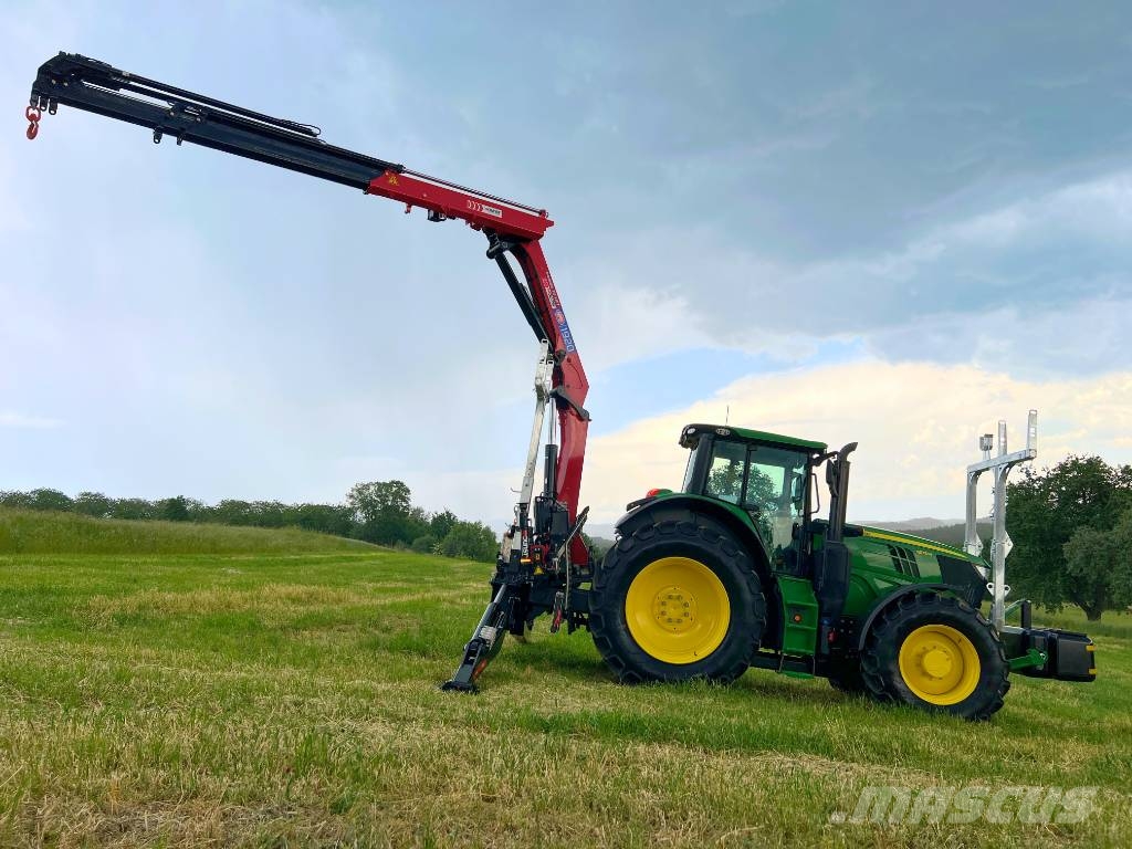 John Deere / HMF 6195M mit HMF 1920-K5 Övriga lyftmaskiner