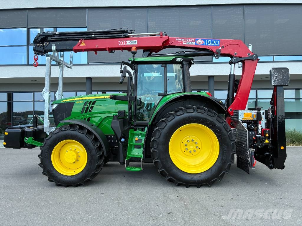 John Deere / HMF 6195M mit HMF 1920-K5 Övriga lyftmaskiner