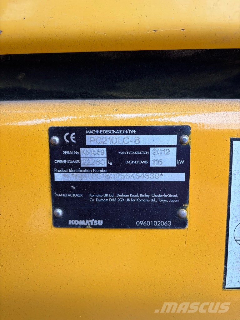 Komatsu PC 210 LC-8 Bagri goseničarji