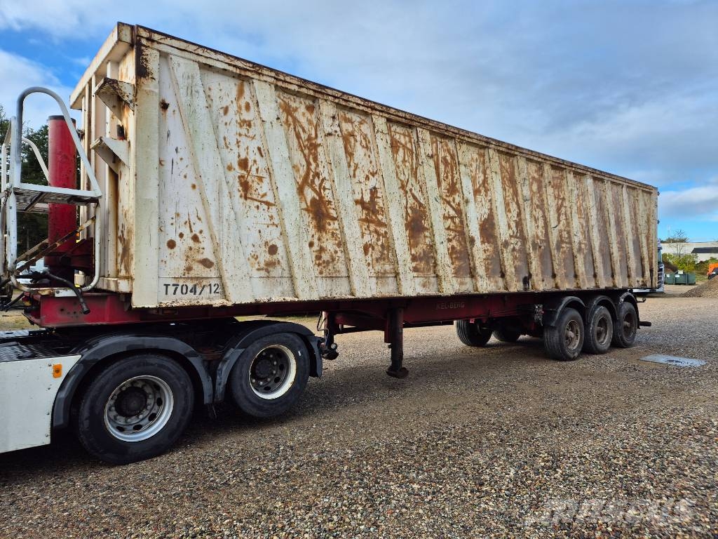 Kel-Berg 71 m3 steel tipper / stål tipper / synet / Semirremolques de volteo