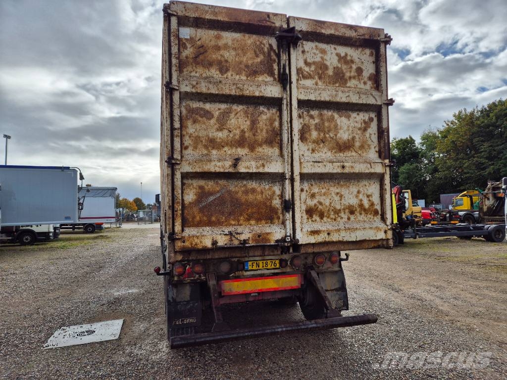 Kel-Berg 71 m3 steel tipper / stål tipper / synet / Semirremolques de volteo