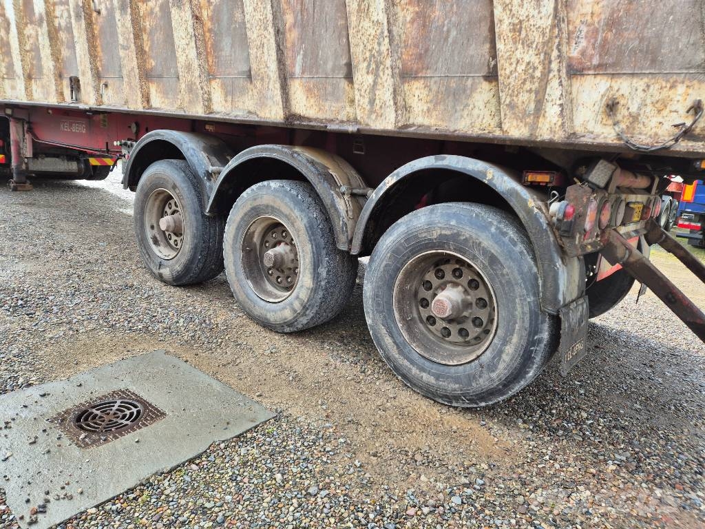 Kel-Berg 71 m3 steel tipper / stål tipper / synet / Semirremolques de volteo