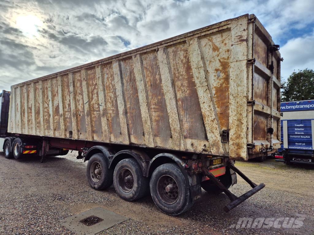 Kel-Berg 71 m3 steel tipper / stål tipper / synet / Semirremolques de volteo