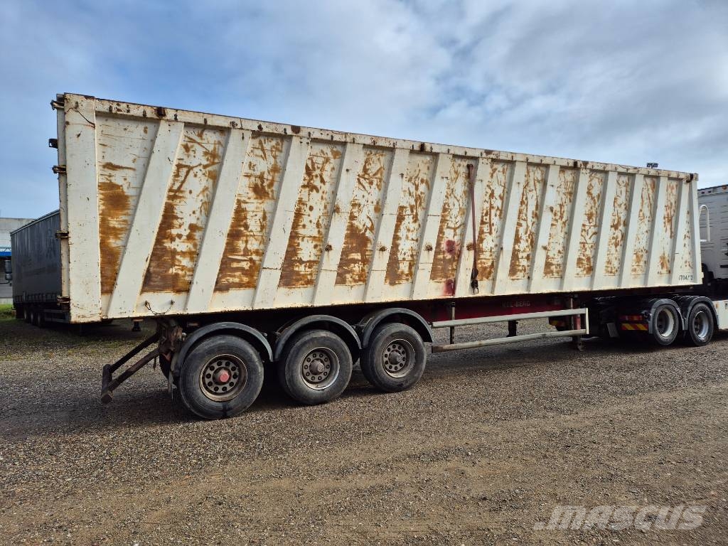 Kel-Berg 71 m3 steel tipper / stål tipper / synet / Semirremolques de volteo
