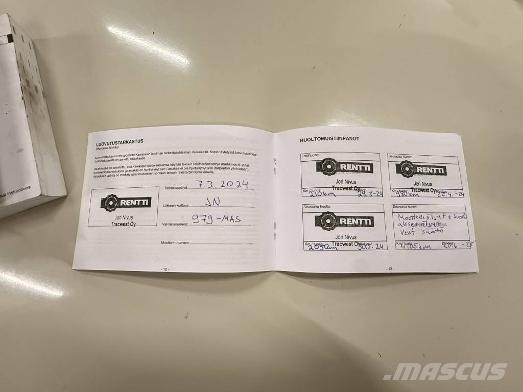 Kawasaki Mule Pro MX 700 4x4 小型曳引機