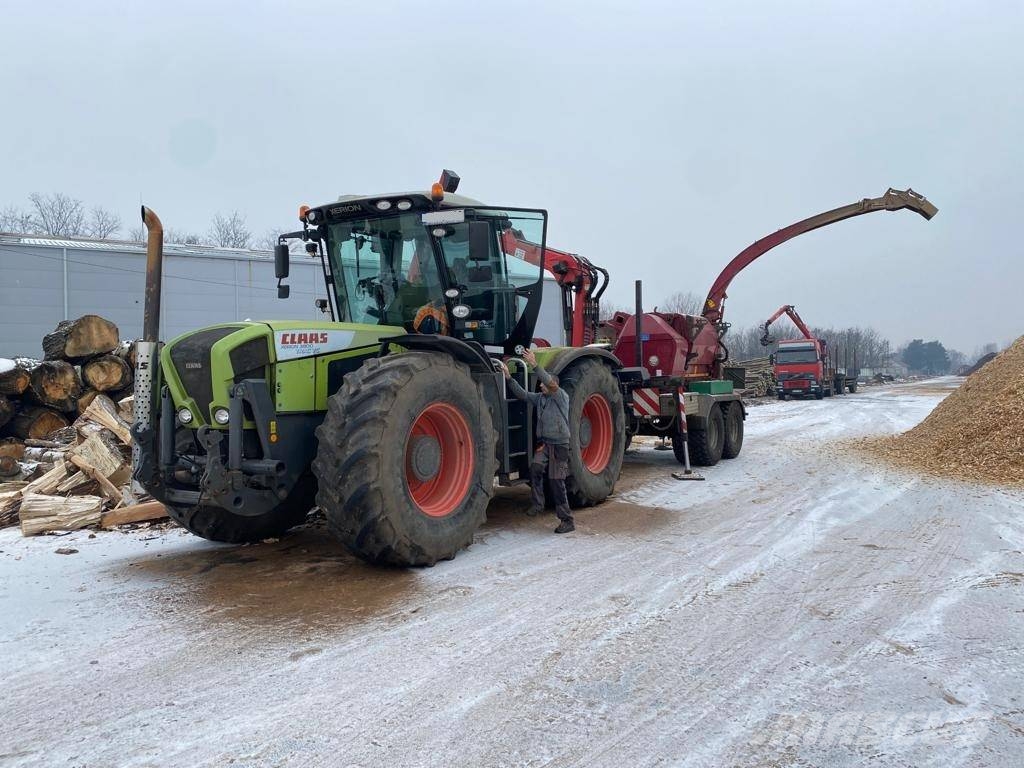 CLAAS XERION 380/450+JENZ 582Z+PALFINGER+SZÁLLÍTÓSZALAG Трактори