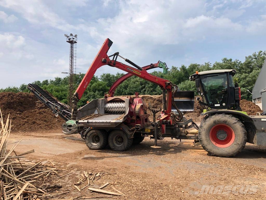 CLAAS XERION 380/450+JENZ 582Z+PALFINGER+SZÁLLÍTÓSZALAG Трактори
