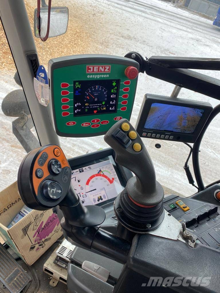 CLAAS XERION 380/450+JENZ 582Z+PALFINGER+SZÁLLÍTÓSZALAG Трактори