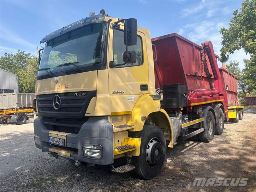 Mercedes-Benz AXOR 2640 6X4 شاحنات بمقصورة وهيكل