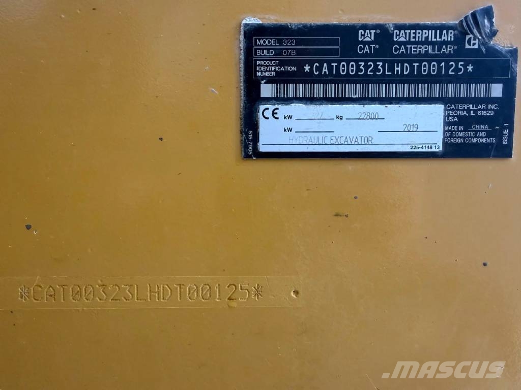 CAT 323 07B Crawler excavators