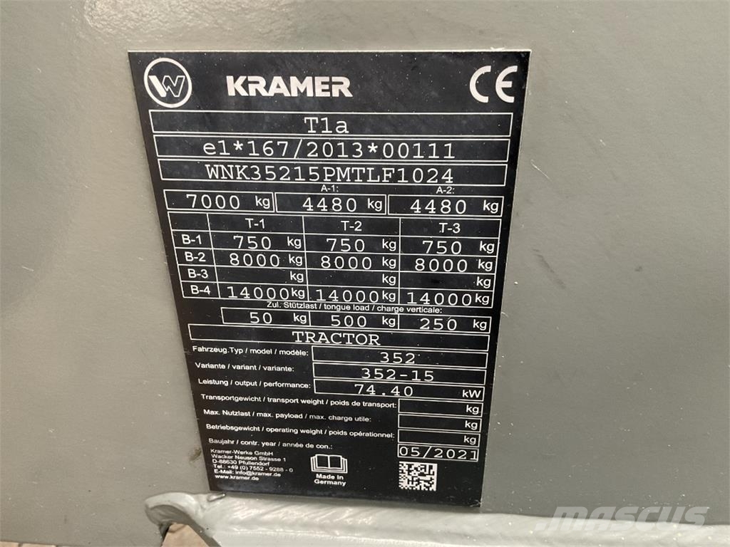 Kramer KL35.8T لوادر بعجل