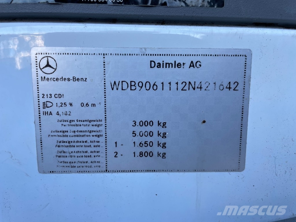 Mercedes-Benz Vuilnisauto 213CDI Waste trucks