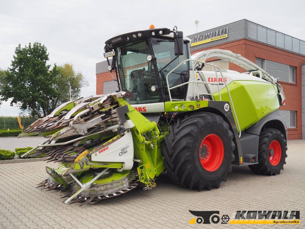 CLAAS Jaguar 950 4x4 + Orbis 750 Zelfrijdende veldhakselaars