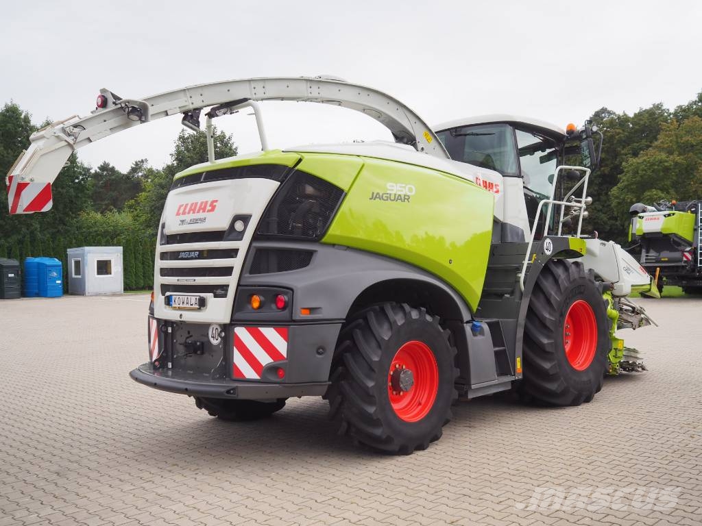 CLAAS Jaguar 950 4x4 + Orbis 750 Zelfrijdende veldhakselaars