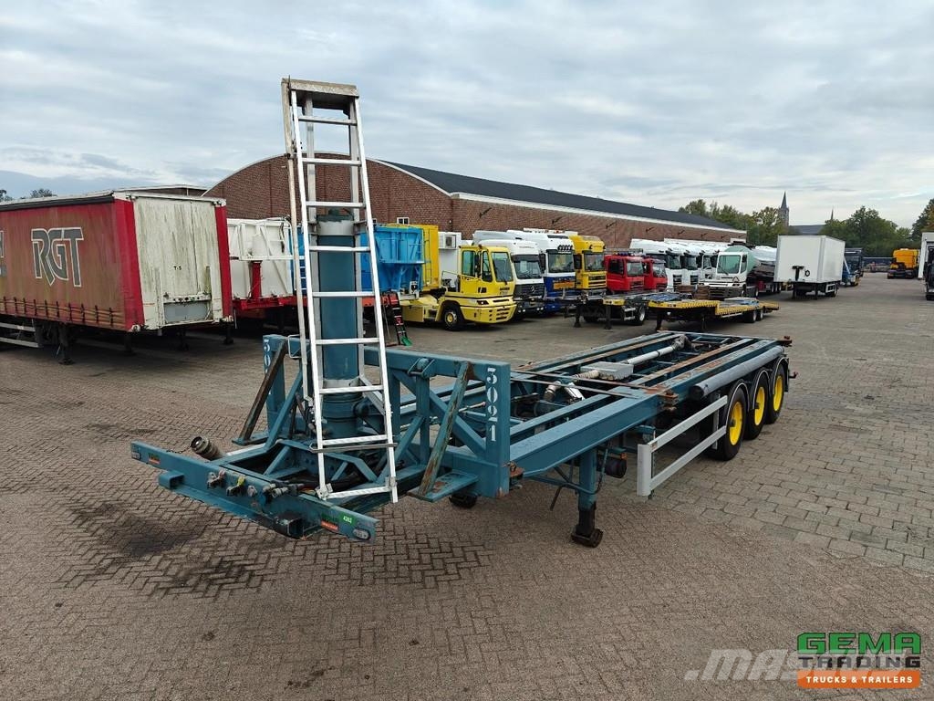 Tinsley TT1527/40AS 3-Axles BPW - 20/30FT Tipper Chassis - Kontejnerske poluprikolice