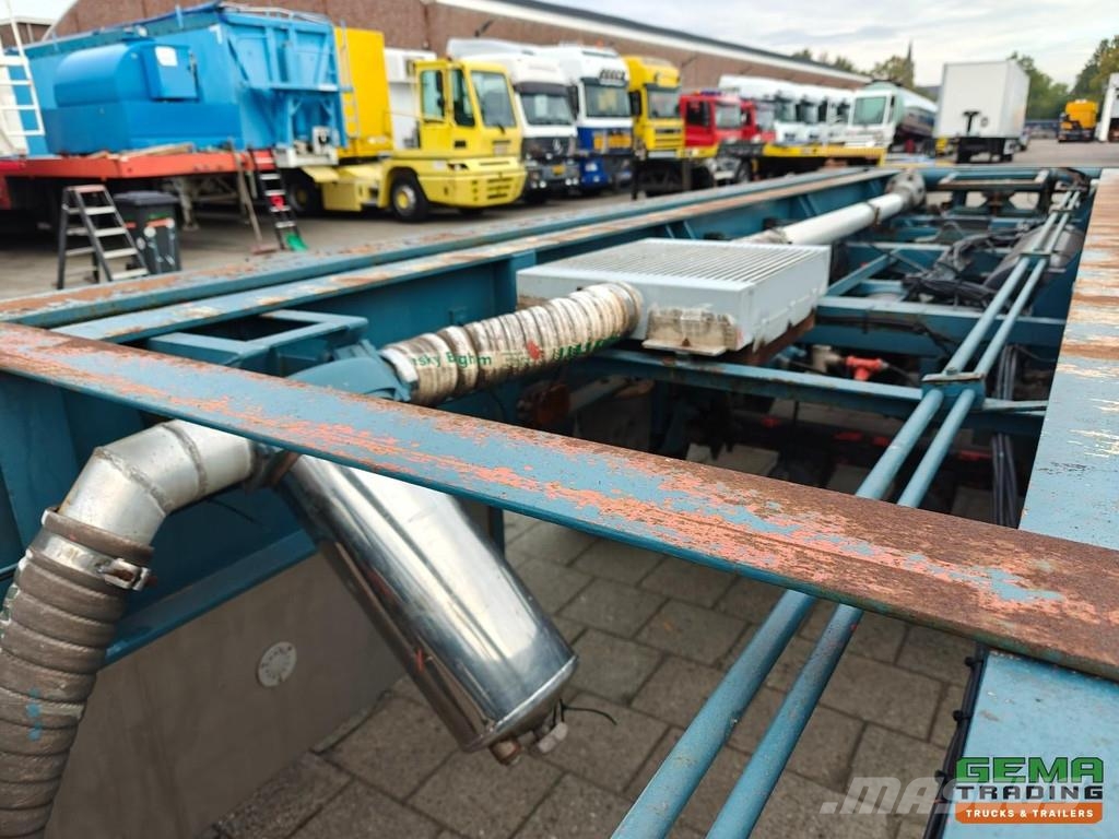 Tinsley TT1527/40AS 3-Axles BPW - 20/30FT Tipper Chassis - Kontejnerske poluprikolice