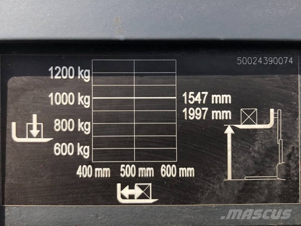 Linde L 10 B /172/ V-2596 OB Apiladores eléctricos autopropulsados