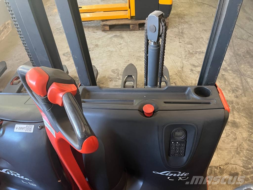 Linde L 10 B /172/ V-2596 OB Apiladores eléctricos autopropulsados